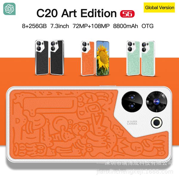 2024 New Cross-Border Smartphone C20 Art Edition7.3 Inch Full HD Screen 4G Mobile Phone in Stock One Piece Dropshipping Dropshippg, Random
2024 New Cross-Border Smartphone C20 Art Edition7.3 Inch Full HD Screen 4G Mobile Phone in Stock One Piece Dropshipping Dropshippg, Random