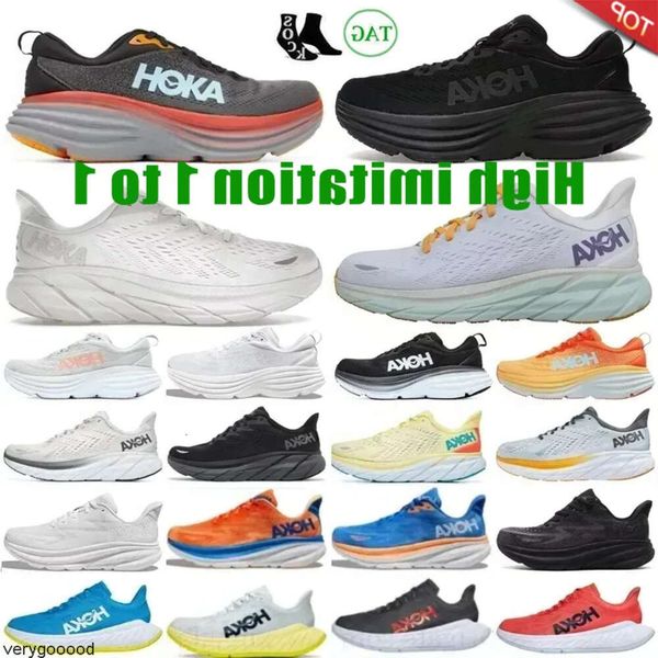 

bondi 8 One Clifton 8 9 bondi 8s Running Shoes Bondi Men women White Black Coastal Sky Vibrant Orange Shifting Sand Airy blue red, 36_color