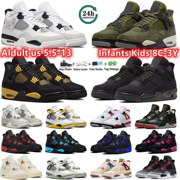 Jumpman 4 4s Mens Basketball Shoes Military Black Cat White Thunder Medium Olive Red Cement Seafoam Infrared Cool Grey Pure Money Men Women Trainers Sports Sneakers, Color#24
Jumpman 4 4s Mens Basketball Shoes Military Black Cat White Thunder Medium Olive Red Cement Seafoam Infrared Cool Grey Pure Money Men Women Trainers Sports Sneakers, Color#24