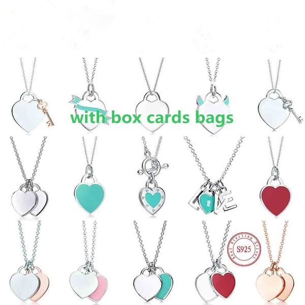 10A 925 sterling silver necklace pendant necklaces female jewelry exquisite official logo classic and Co tiffiany blue heart Luxury quality designer Bracelet
10A 925 sterling silver necklace pendant necklaces female jewelry exquisite official logo classic and Co tiffiany blue heart Luxury quality designer Bracelet