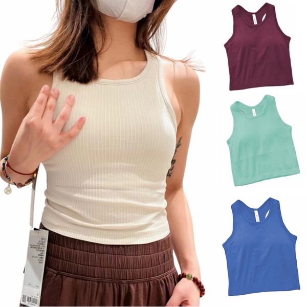 LL Ebb to Street Tank Crop Top Vest with Padded Women Leggings Workout Yoga Suit Knitted Seamless Vest Lu Sports Racer Back Tight Fitness Sexy Gym Shirt, Black
LL Ebb to Street Tank Crop Top Vest with Padded Women Leggings Workout Yoga Suit Knitted Seamless Vest Lu Sports Racer Back Tight Fitness Sexy Gym Shirt, Black