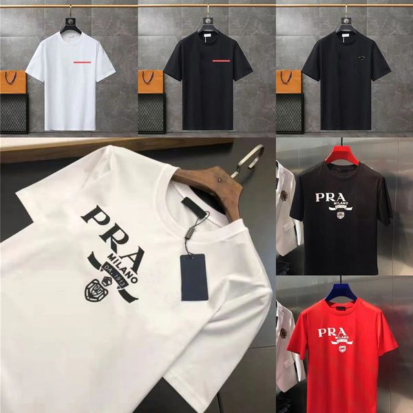 

Summer Mens T Shirts Short Sleeve Tshirts Tee Casual Women Men Clothing Classic Letter Top S-4XL, Ivory