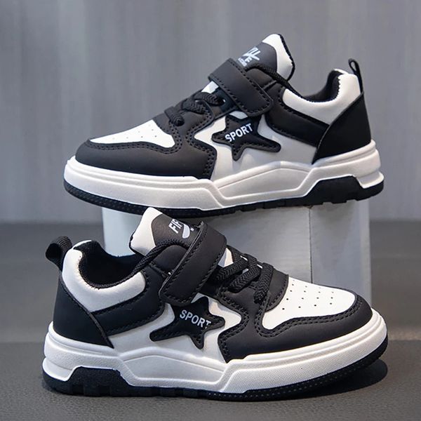 Tenis Sneakers Kids Skateboarding Shoes Boys Girls Leather Soft Soled Children Sports Casual Shoes Hook Loop 240116, Black
Tenis Sneakers Kids Skateboarding Shoes Boys Girls Leather Soft Soled Children Sports Casual Shoes Hook Loop 240116, Black