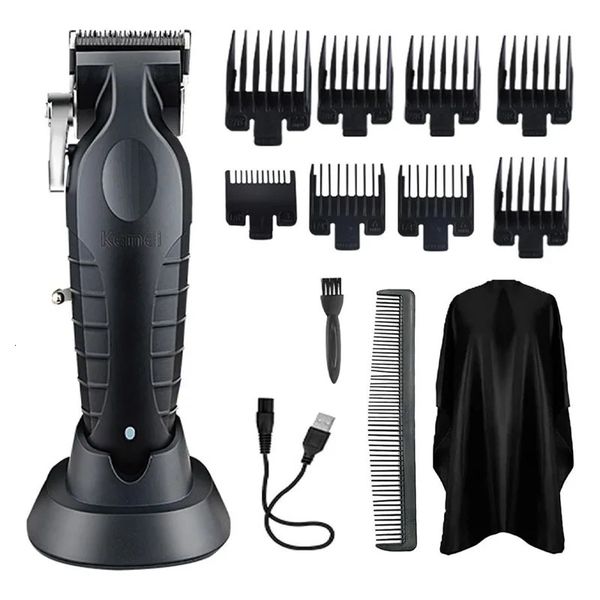 km 2296 Professional Cordless Hair Clippers for Men Rechargeable Hair/Beard Trimmers with Base Adjustable Haircut hine 240116, Black
km 2296 Professional Cordless Hair Clippers for Men Rechargeable Hair/Beard Trimmers with Base Adjustable Haircut hine 240116, Black