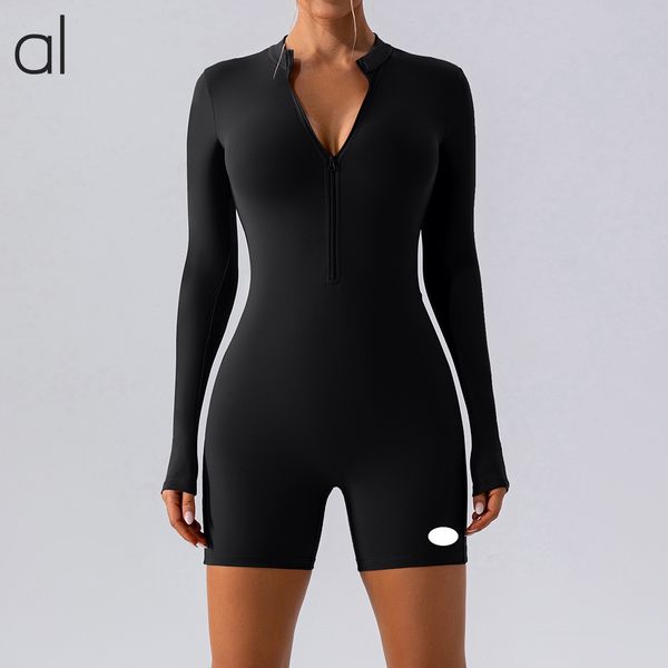 AL-0054 Womens Zipper Long Sleeve Jumpsuit Dance Training Fitness Exercise Jumpsuit Sexy Yoga Suit, Rose
AL-0054 Womens Zipper Long Sleeve Jumpsuit Dance Training Fitness Exercise Jumpsuit Sexy Yoga Suit, Rose