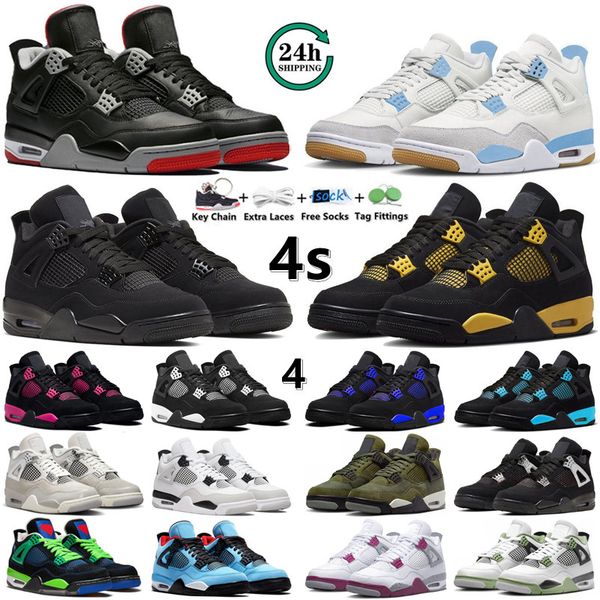 Jumpman 4 4s Mens Basketball Shoes Chrome Black Cat White Thunder Blue Shallow Bred Reimagined Medium Olive Vivid Sulfur Guava Men Women Trainers Sports Sneakers, Pink
Jumpman 4 4s Mens Basketball Shoes Chrome Black Cat White Thunder Blue Shallow Bred Reimagined Medium Olive Vivid Sulfur Guava Men Women Trainers Sports Sneakers, Pink