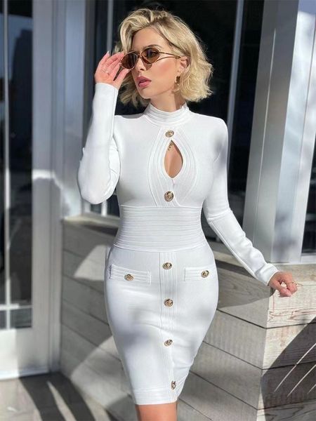 OL women ladies long sleeve bandage dress office formal party sexy cutout bodycon dresses ADY5518, White
OL women ladies long sleeve bandage dress office formal party sexy cutout bodycon dresses ADY5518, White