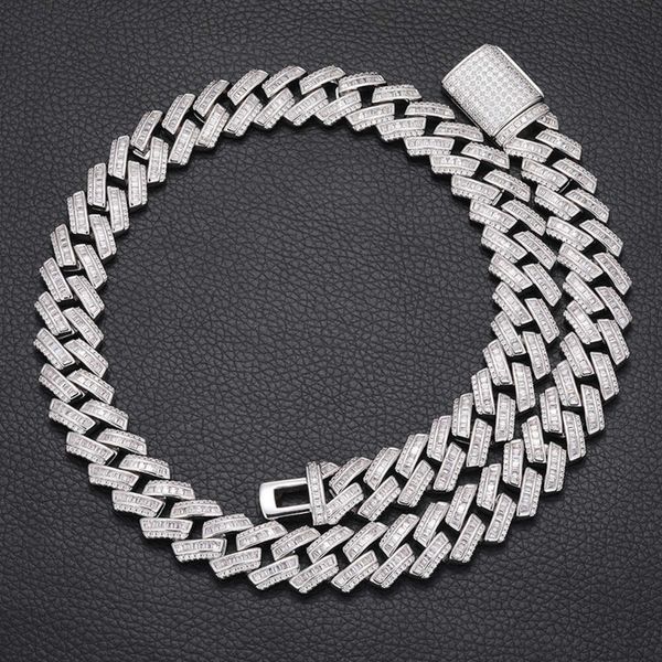 16Mm Necklace&Bracelet Pure Sier Gra Certificate Baguette Moissanite Cuban Link Chain For Male
16Mm Necklace&Bracelet Pure Sier Gra Certificate Baguette Moissanite Cuban Link Chain For Male