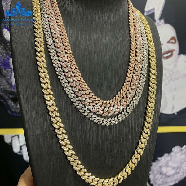 Wholesale Price Pass Diamond Tester 6Mm 8Mm 10Mm 12Mm 2Rows Necklace Sterling Sier Moissanite Cuban Link Chain
Wholesale Price Pass Diamond Tester 6Mm 8Mm 10Mm 12Mm 2Rows Necklace Sterling Sier Moissanite Cuban Link Chain