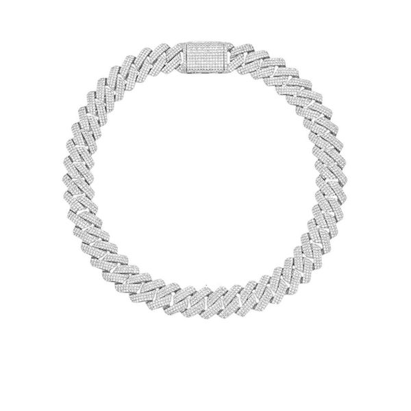 High Quality Details Custom 3 Row 15Mm Bracelet Hiphop Sier Link With Moissanite Diamond Cuban Necklace
High Quality Details Custom 3 Row 15Mm Bracelet Hiphop Sier Link With Moissanite Diamond Cuban Necklace