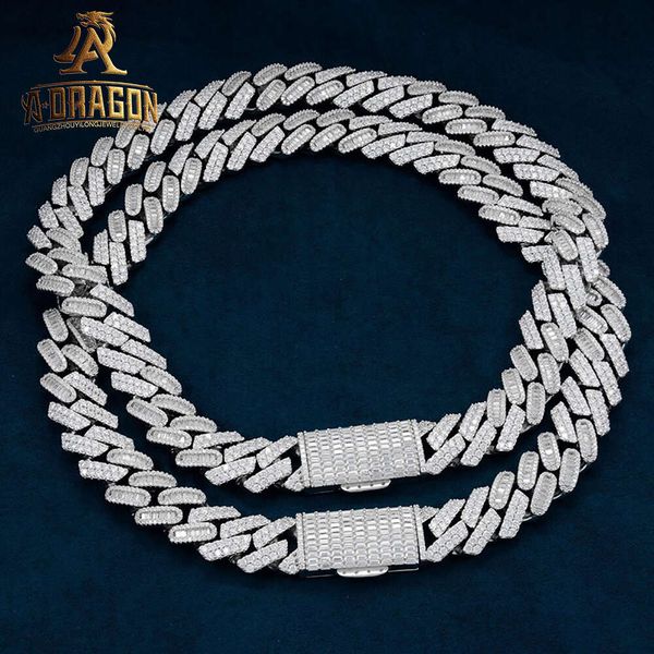 Hot Selling 14Mm Vvs Moissanite Cuban Chain Pass Diamond Test Round Brilliant Cut Sier Hip Hop Fine Necklace Jewelry
Hot Selling 14Mm Vvs Moissanite Cuban Chain Pass Diamond Test Round Brilliant Cut Sier Hip Hop Fine Necklace Jewelry