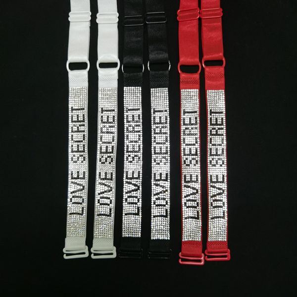 Women's diamond bra straps underwear accessories straps blingbling inlaid love letters masonry diamond straps 2*40cm
Women's diamond bra straps underwear accessories straps blingbling inlaid love letters masonry diamond straps 2*40cm