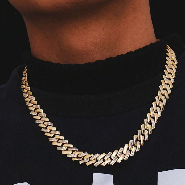 12Mm Iced Out Diamond Prong Cuban Link White Gold Necklace For Men And Women Hip Hop Jewelry Sterling Sier
12Mm Iced Out Diamond Prong Cuban Link White Gold Necklace For Men And Women Hip Hop Jewelry Sterling Sier