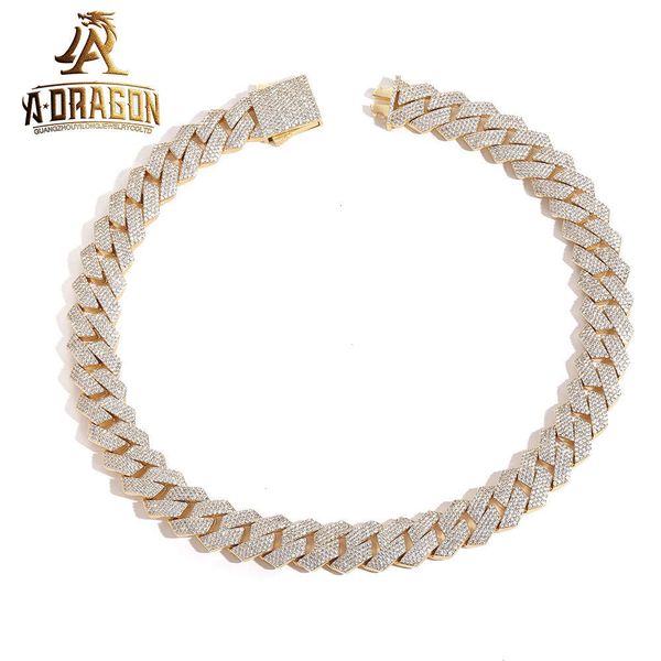 18Mm Custom VVS Moissanite Necklace Double Row Sier Hip Hop Pendant Set Cuban Link Chain
18Mm Custom VVS Moissanite Necklace Double Row Sier Hip Hop Pendant Set Cuban Link Chain