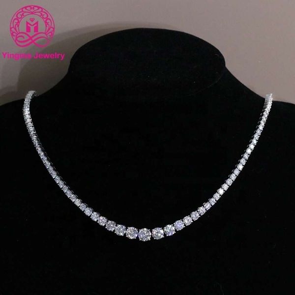 Fine Jewelry Hip Hop Iced Out 2.6Mm To 6.5Mm D Color VVS Women Men 14K Real White Gold Moissanite Tennis Chain Necklace
Fine Jewelry Hip Hop Iced Out 2.6Mm To 6.5Mm D Color VVS Women Men 14K Real White Gold Moissanite Tennis Chain Necklace