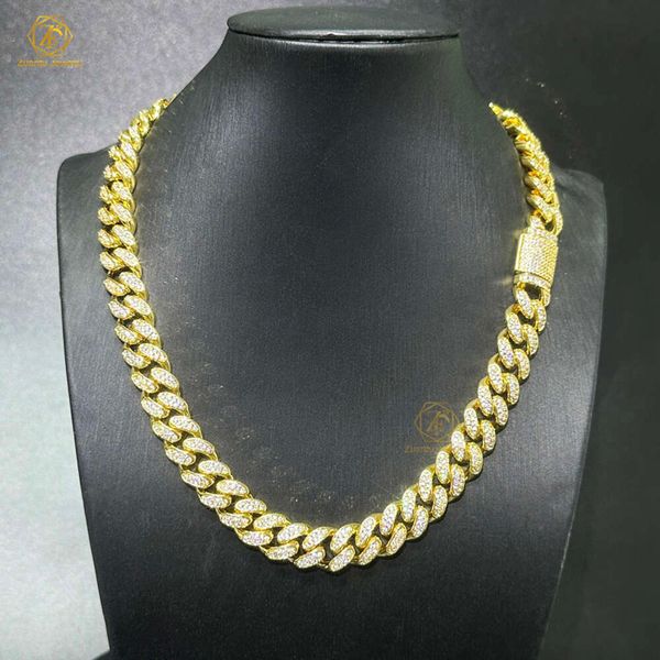 Custom Hip Pop Jewelry 10K Gold Plated Sier 15Mm Round Cut Vvs Moissanite Cuban Chain Necklace
Custom Hip Pop Jewelry 10K Gold Plated Sier 15Mm Round Cut Vvs Moissanite Cuban Chain Necklace