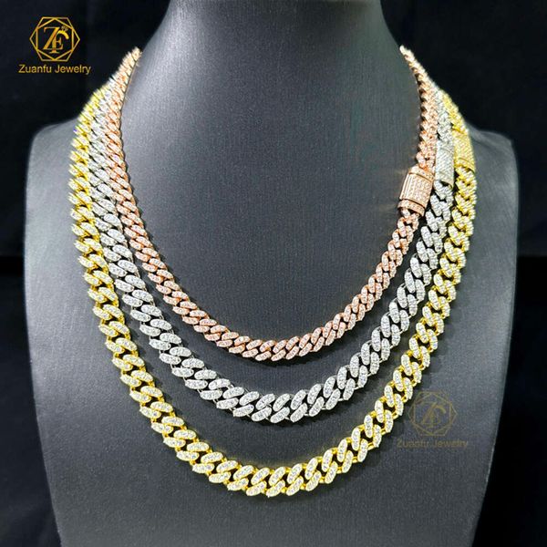 Multiple Size VVS Moissanite Iced Out Diamond Gold Plated Sterling Sier Men Necklace Cuban Link Chain
Multiple Size VVS Moissanite Iced Out Diamond Gold Plated Sterling Sier Men Necklace Cuban Link Chain