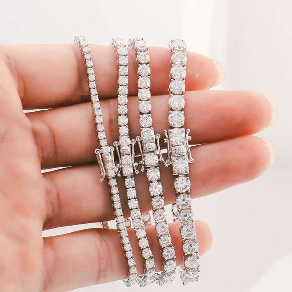 Custom VVS Moissanite Diamond Tennis Chain Necklace Bracelet 14K Hip Hop Rapper Jewelry For Men GRA Certificate
Custom VVS Moissanite Diamond Tennis Chain Necklace Bracelet 14K Hip Hop Rapper Jewelry For Men GRA Certificate