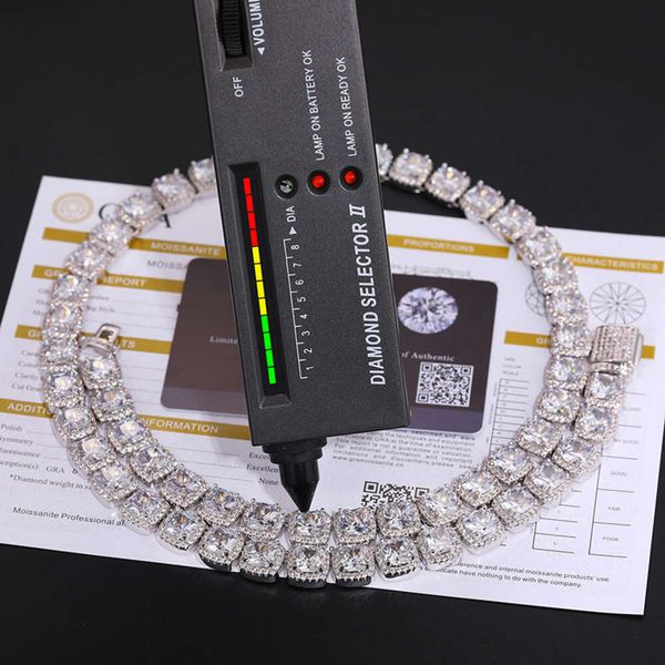 Hip Hop Jewelry Men's Pink Style 11Mm Gold Plated Sterling Sier Cushion Cut VVS Moissanite Diamond Tennis Chain Necklace
Hip Hop Jewelry Men's Pink Style 11Mm Gold Plated Sterling Sier Cushion Cut VVS Moissanite Diamond Tennis Chain Necklace
