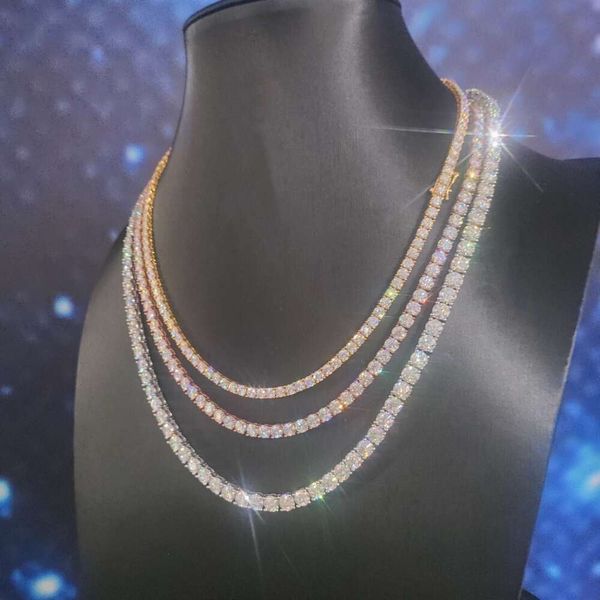 Radiant 2Mm Moissanite Tennis Chain Necklace: Dazzling Elegance In Sterling Sier
Radiant 2Mm Moissanite Tennis Chain Necklace: Dazzling Elegance In Sterling Sier