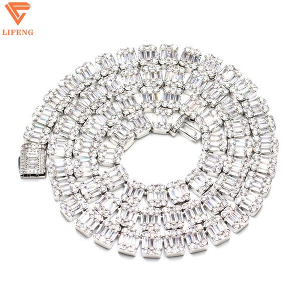 Custom Hip Hop Fashion Jewelry Sterling Sier Iced Out VVS Baguette Square Mossanite Tennis Chain Moissanite Men's Necklace
Custom Hip Hop Fashion Jewelry Sterling Sier Iced Out VVS Baguette Square Mossanite Tennis Chain Moissanite Men's Necklace