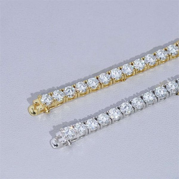 Fancy Haute Couture Standard Sier Custom 14K Gold Plated Jewelry Round Moissanite Tennis Chain
Fancy Haute Couture Standard Sier Custom 14K Gold Plated Jewelry Round Moissanite Tennis Chain