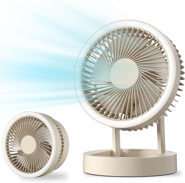 Kexi Portable Fan, 3 in 1 Personal Desk Fan,7 inch 3 Speed 10000mAh Battery Powered Fan,Small Travel Quiet Camping Tent Fan With LED & USB Rechargeable for Rooms Office
Kexi Portable Fan, 3 in 1 Personal Desk Fan,7 inch 3 Speed 10000mAh Battery Powered Fan,Small Travel Quiet Camping Tent Fan With LED & USB Rechargeable for Rooms Office