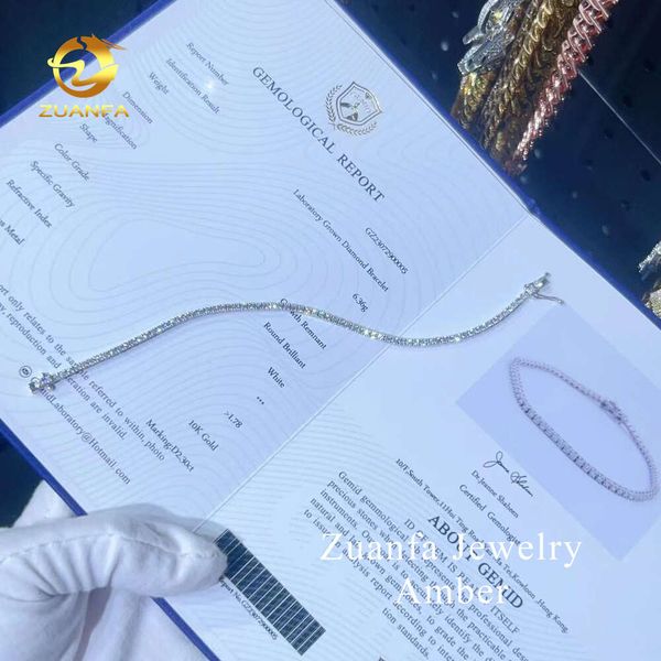 ZUANFA Hip Hop Jewelry 10K Real Solid Gold HPHT Lab Grown Diamond 2Mm Tennis Bracelet Necklace
ZUANFA Hip Hop Jewelry 10K Real Solid Gold HPHT Lab Grown Diamond 2Mm Tennis Bracelet Necklace