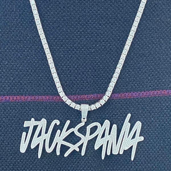 Lifeng Jewelry Hip Hop Letter Pendant Tennis Chain Custom Sier Moissanite Necklace High Quality
Lifeng Jewelry Hip Hop Letter Pendant Tennis Chain Custom Sier Moissanite Necklace High Quality
