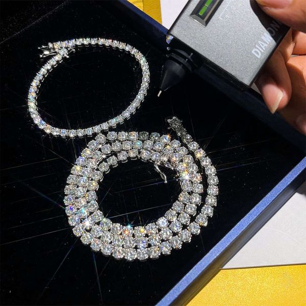 GRA Certificate Factory Price Iced Out Moissanite Diamond 10K Gold Tennis Chains Necklace For Men Gift
GRA Certificate Factory Price Iced Out Moissanite Diamond 10K Gold Tennis Chains Necklace For Men Gift