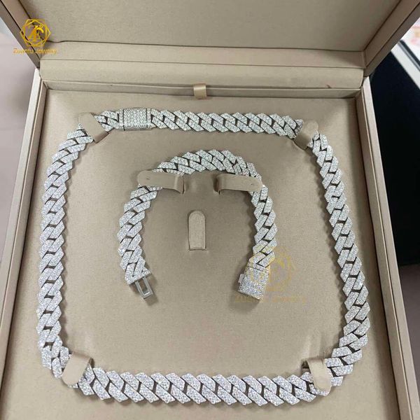 12Mm Width Fine Jewelry Men Necklace Sterling Sier Moissanite Hip Hop Iced Out Cuban Link Chain
12Mm Width Fine Jewelry Men Necklace Sterling Sier Moissanite Hip Hop Iced Out Cuban Link Chain