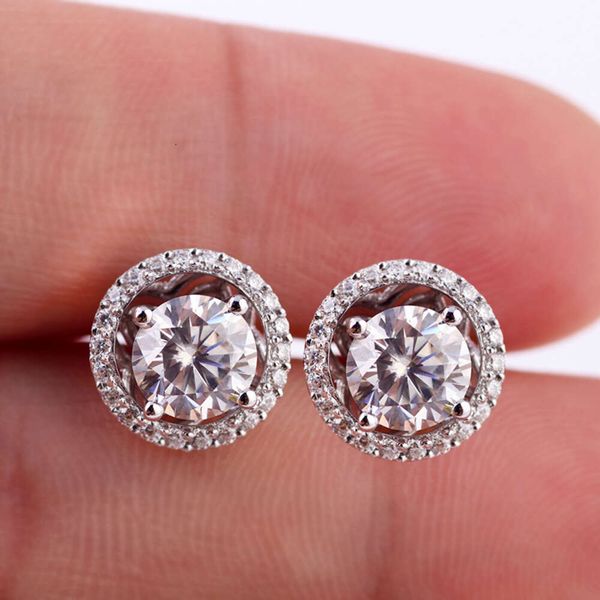 Provence Stylish 14K White Gold Stud Earrings With 6.5Mm DEF Round Cut Moissanite Diamond
Provence Stylish 14K White Gold Stud Earrings With 6.5Mm DEF Round Cut Moissanite Diamond