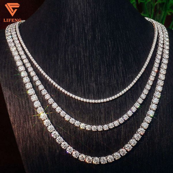 Fashion Jewelry Necklace Sterling Sier 3Mm 4Mm 5Mm Hip Hop Custom Ice Out VVS Diamond Moissanite Tennis Chain
Fashion Jewelry Necklace Sterling Sier 3Mm 4Mm 5Mm Hip Hop Custom Ice Out VVS Diamond Moissanite Tennis Chain