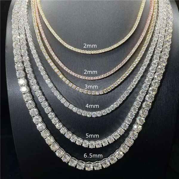 Moissanite Hip Hop Jewelry 4Mm Tennis Chain Sier/9K/10K/14K/ VVS Diamond Tennis Necklace
Moissanite Hip Hop Jewelry 4Mm Tennis Chain Sier/9K/10K/14K/ VVS Diamond Tennis Necklace