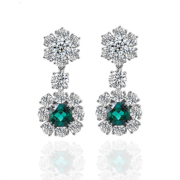 Wedding Earrings Au585 White Gold 1Carat Cushion Lab Grow Emerald Cut Moissanite Halo Drop Earring Studs
Wedding Earrings Au585 White Gold 1Carat Cushion Lab Grow Emerald Cut Moissanite Halo Drop Earring Studs