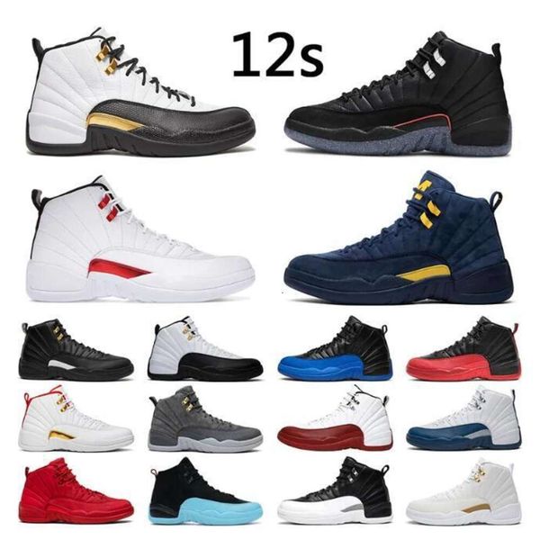 Jumpman 12 Michigan Men Basketball Shoes 12s Utility Grind University Gold Reverse Flu Game Twist Mens Trainer Sneaker 40-47, F1ba
Jumpman 12 Michigan Men Basketball Shoes 12s Utility Grind University Gold Reverse Flu Game Twist Mens Trainer Sneaker 40-47, F1ba
