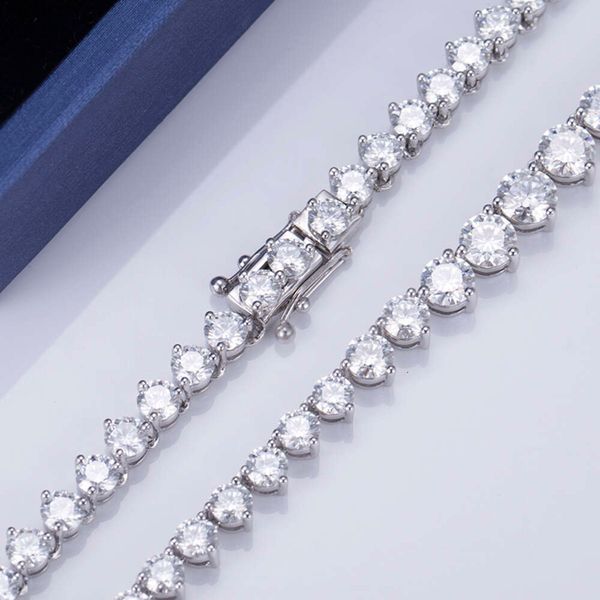 Msn-501 3 Claw Setting Chains 14K 10K Gold Jewelry Moissanite Diamond Tennis Necklace
Msn-501 3 Claw Setting Chains 14K 10K Gold Jewelry Moissanite Diamond Tennis Necklace