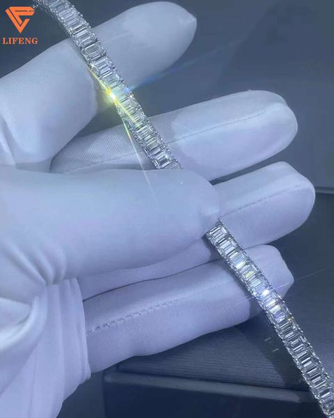 Pass Tester Sier White Gold Plated Vvs Moissanite Bling Jewelry Diamond Baguttes Tennis Necklace Chain
Pass Tester Sier White Gold Plated Vvs Moissanite Bling Jewelry Diamond Baguttes Tennis Necklace Chain