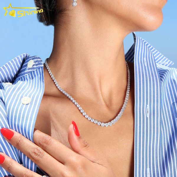 Fashion Jewelry Hip Hop Sterling Sier 2Mm 3Mm 4Mm 5Mm 6.5Mm VVS Diamond Necklace Moissanite Tennis Chain
Fashion Jewelry Hip Hop Sterling Sier 2Mm 3Mm 4Mm 5Mm 6.5Mm VVS Diamond Necklace Moissanite Tennis Chain
