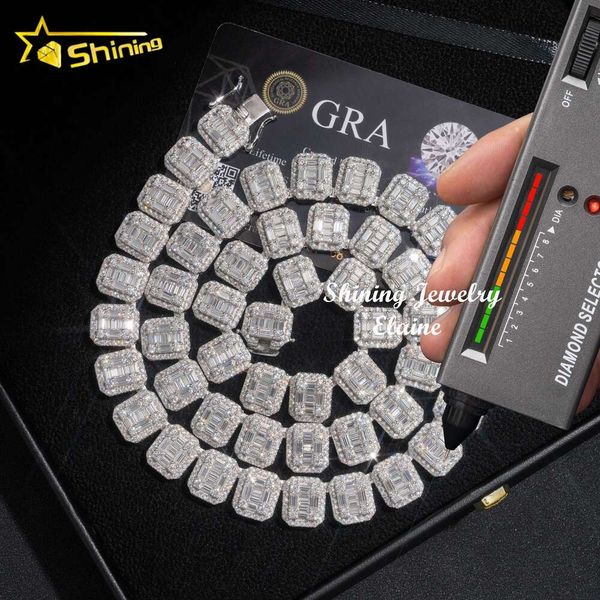 Hip Hop Sterling Sier Iced Out Diamond Men Necklace Fine Jewelry Vvs Moissanite Tennis Chain
Hip Hop Sterling Sier Iced Out Diamond Men Necklace Fine Jewelry Vvs Moissanite Tennis Chain