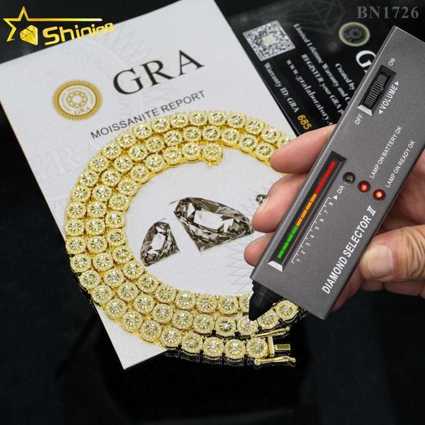 New Design Fine Sterling Sier Bracelet Iced Out Hip Hop Jewelry Vvs Moissanite Tennis Chain Necklace
New Design Fine Sterling Sier Bracelet Iced Out Hip Hop Jewelry Vvs Moissanite Tennis Chain Necklace