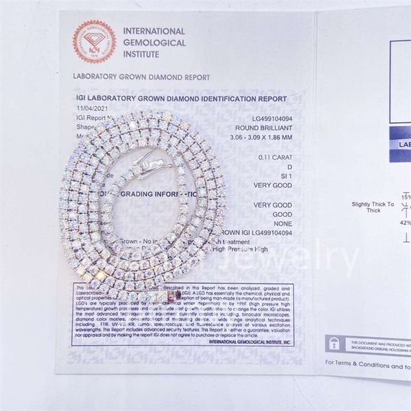 IGI Certificates 3Mm Lab Grown Diamond Jewelry 10K Real Gold Personalized Tennis Necklace And Bracelet
IGI Certificates 3Mm Lab Grown Diamond Jewelry 10K Real Gold Personalized Tennis Necklace And Bracelet