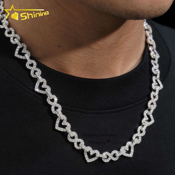 New Arrival Rapper Jewelry Pass Diamond Tester Sterling Sier 12Mm VVS Moissanite Heart Tennis Chain Necklace
New Arrival Rapper Jewelry Pass Diamond Tester Sterling Sier 12Mm VVS Moissanite Heart Tennis Chain Necklace