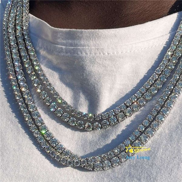 Large Stock Hip Hop Jewelry 2.0Mm-6.5Mm VVS Moissanite Diamond Necklace Gold Plated Tennis Chain Necklaces
Large Stock Hip Hop Jewelry 2.0Mm-6.5Mm VVS Moissanite Diamond Necklace Gold Plated Tennis Chain Necklaces