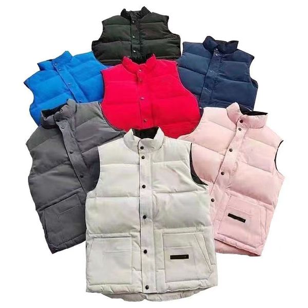 

Men' Fashion Women' down jackets vests Designer autumn winter warm windproof letter print Sport sleeveless Parkas jacket Classic pocket zipper casual Parka coats