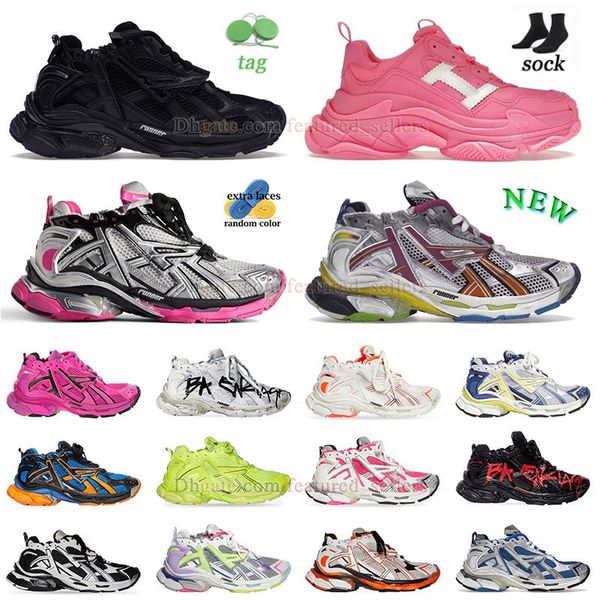 Designer 2024 Luxury Casual Shoes Runners 7 Balenciaha Triple S Pink White Nylon Printed Sneakers Track Runner 7.0 Balencigaly Men Women Platform Trainers Big Size 12, Army green
Designer 2024 Luxury Casual Shoes Runners 7 Balenciaha Triple S Pink White Nylon Printed Sneakers Track Runner 7.0 Balencigaly Men Women Platform Trainers Big Size 12, Army green