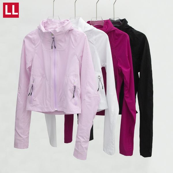 LL Yoga Def Hooded Jackets Oversized Long-sleeve Cropped Full Zip Lightweight Running Jacket Women Outdoor Ventilating UV Protection Waist Fit Sweatshirts Coats, Black
LL Yoga Def Hooded Jackets Oversized Long-sleeve Cropped Full Zip Lightweight Running Jacket Women Outdoor Ventilating UV Protection Waist Fit Sweatshirts Coats, Black