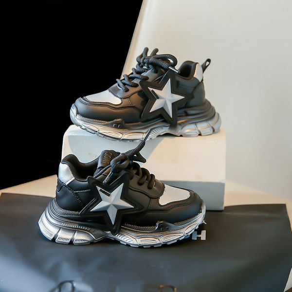 Black Leather Sports Sneakers Spring Autumn Non-slip Casual S for Kids Boy Girls Running S Children 2024 Fashion Outdoor Athletic Comfort Baby Walking
Black Leather Sports Sneakers Spring Autumn Non-slip Casual S for Kids Boy Girls Running S Children 2024 Fashion Outdoor Athletic Comfort Baby Walking