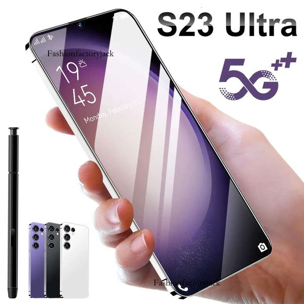 S23 New Ultra Smartphone Original 7.0 HD Android Cellphones 48MP+72MP 5G Celulares Dual Sim Card 6800mah Unlocked Mobile Phones, Blue
S23 New Ultra Smartphone Original 7.0 HD Android Cellphones 48MP+72MP 5G Celulares Dual Sim Card 6800mah Unlocked Mobile Phones, Blue