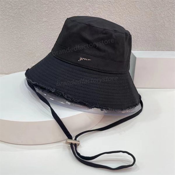 2024 Women Designer Bucket Hat Men's for Summer High Quality Fashion Black Foldable Large Fedoras Luxury Casquette Outdoor Beach Sun Brim Hats, #1
2024 Women Designer Bucket Hat Men's for Summer High Quality Fashion Black Foldable Large Fedoras Luxury Casquette Outdoor Beach Sun Brim Hats, #1